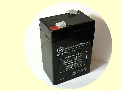 6 volt 4,5 Amp.uur